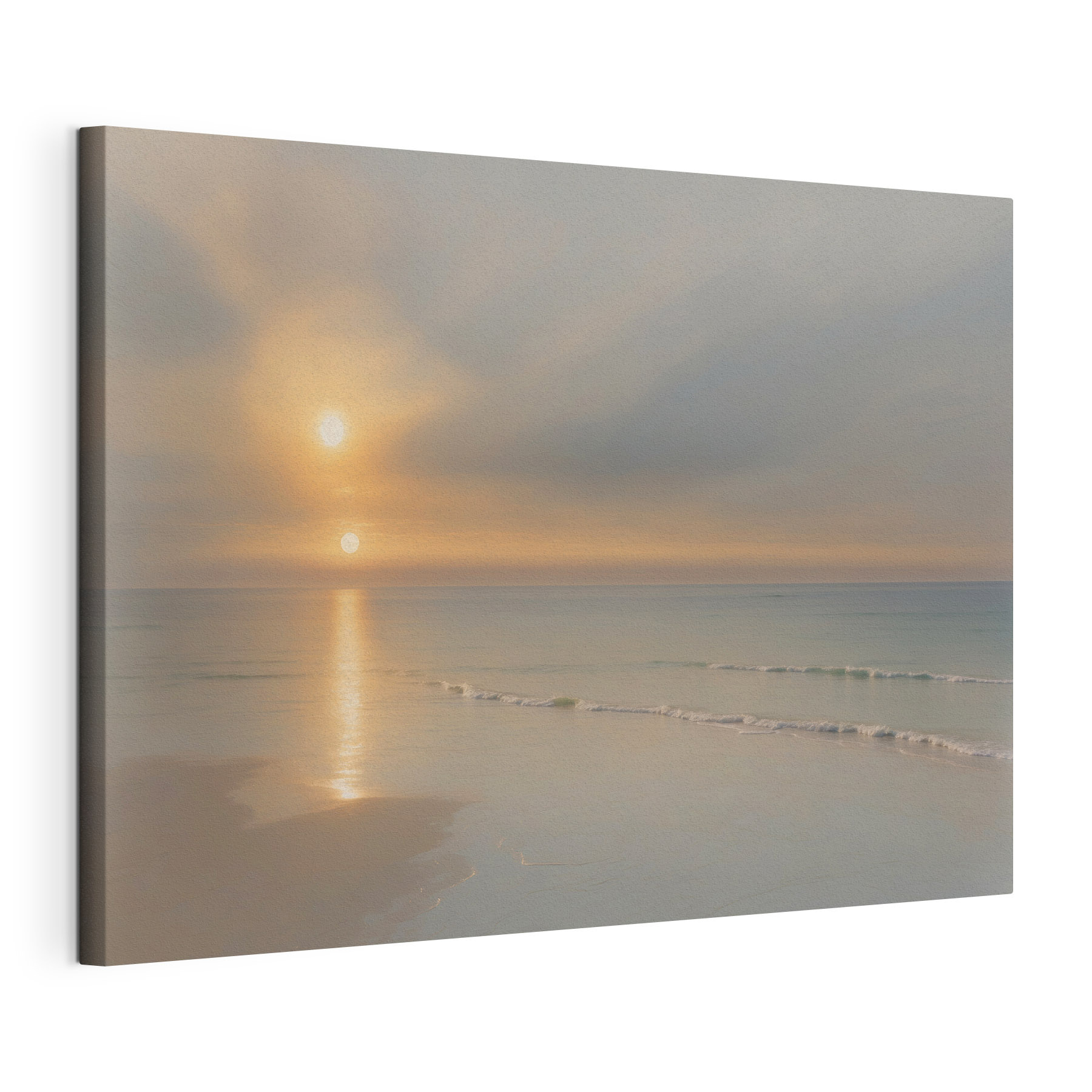 Sunset over a beach