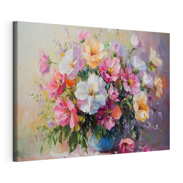 Gemälde von Blumen in einer Vase Wandbilder Gemälde von Blumen in einer Vase