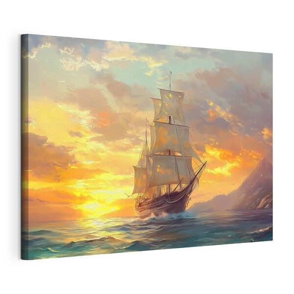 Schiff auf dem Ozean Wandbilder Schiff auf dem Ozean