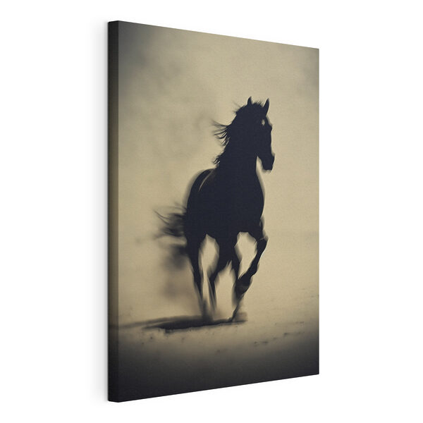 Wandbilder Wandbilder Pferd läuft im Schnee (Artikelnummer: s41708)