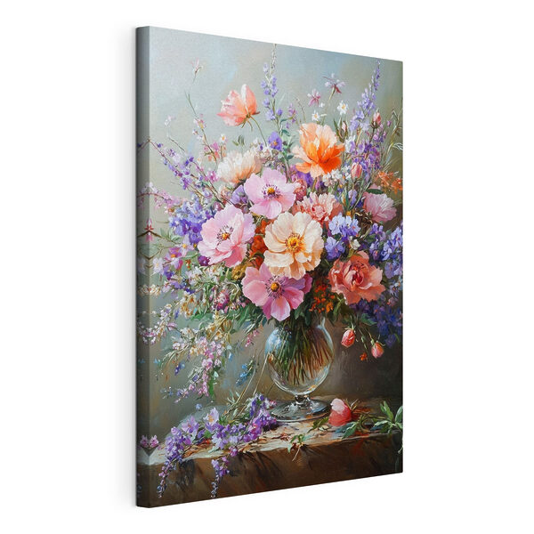 Wandbilder Wandbilder Gemälde von Blumen in einer Vase (Artikelnummer: s41998)