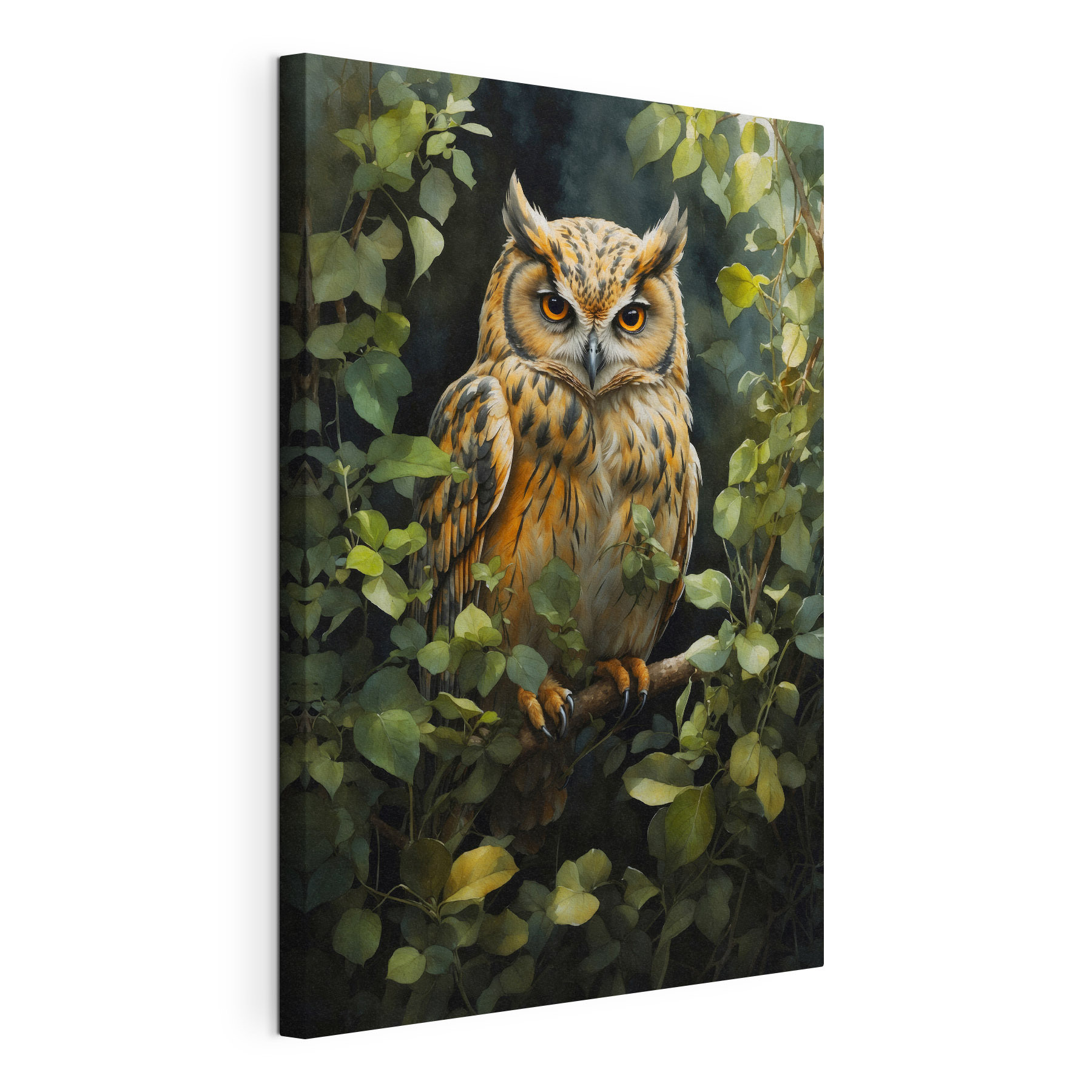 An owl sitting on a branch An owl sitting on a branch