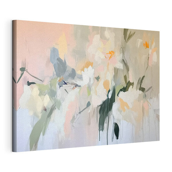 Wandbilder Wandbilder Gemälde mit Blumen an einer Wand (Artikelnummer: s42204)