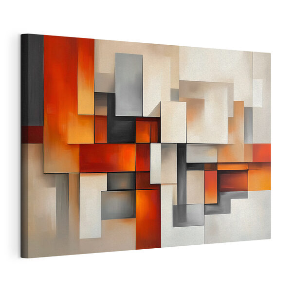 Buntes Kunstwerk aus Quadraten Wandbilder Buntes Kunstwerk aus Quadraten