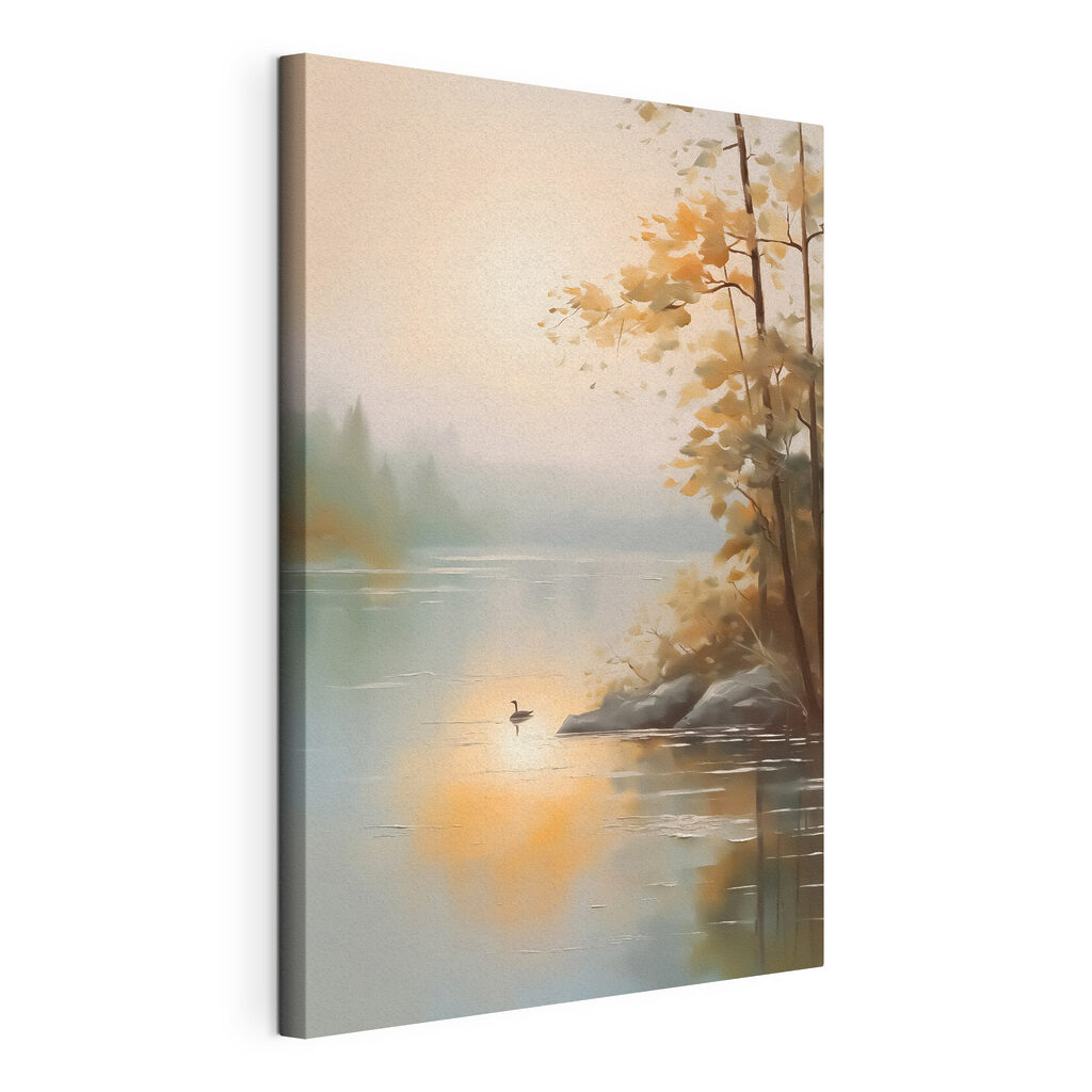 Duck on a lake