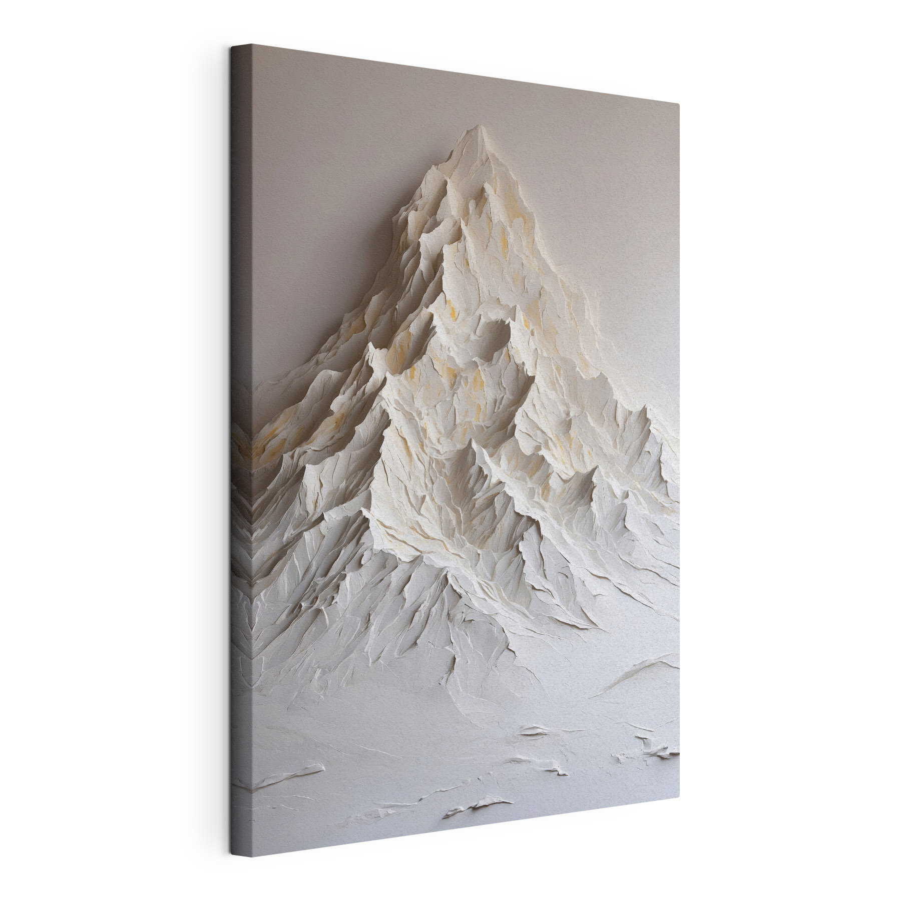 White mountain with snow White mountain with snow