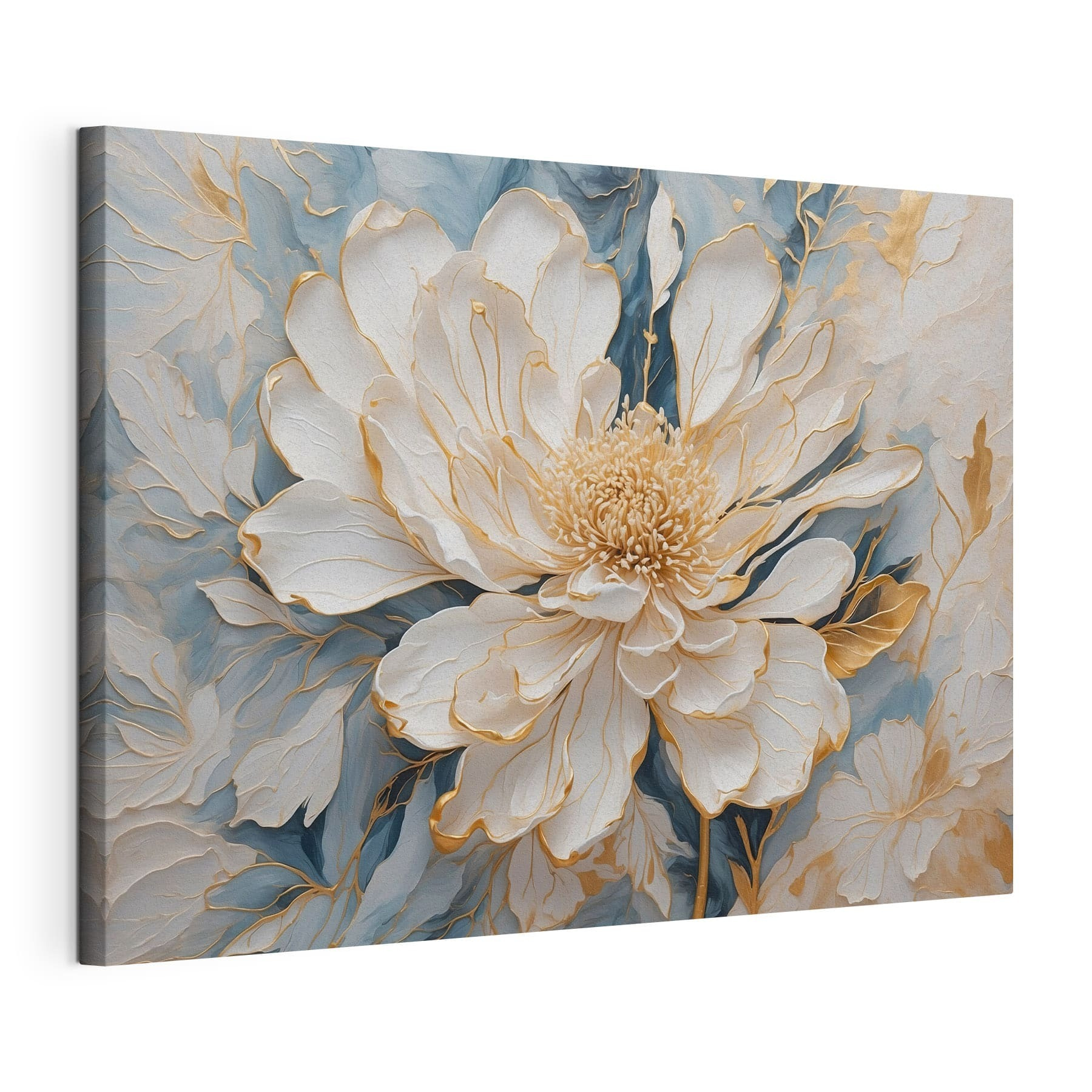 Painting of a white flower Painting of a white flower