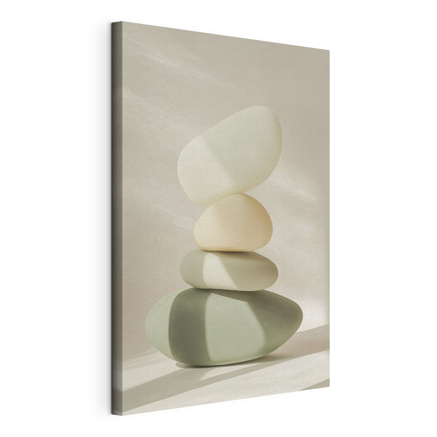 Stack of rocks on a table Stack of rocks on a table