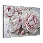 Wandbilder Gruppe von rosa Blumen