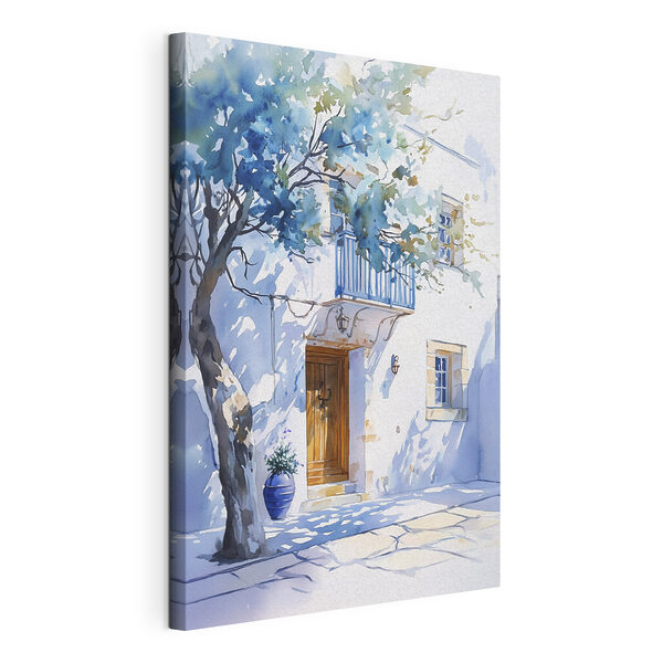 Wandbilder Aquarell eines Gebäudes mit einem Baum und einem Balkon (Artikelnummer: s43182) Wandbilder Wandbilder Aquarell eines Gebäudes mit einem Baum und einem Balkon (Artikelnummer: s43182)