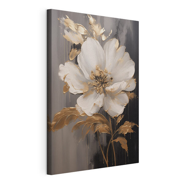 Wandbilder Elegante Blume auf dunkler Leinwand (Artikelnummer: s43207) Wandbilder Wandbilder Elegante Blume auf dunkler Leinwand (Artikelnummer: s43207)