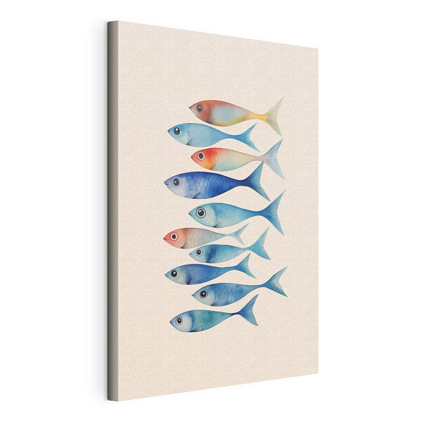 Wandbilder Gruppe von Fischen mit verschiedenen Farben (Artikelnummer: s43960) Wandbilder Wandbilder Gruppe von Fischen mit verschiedenen Farben (Artikelnummer: s43960)