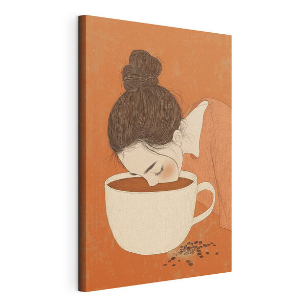 Wandbilder Frau trinkt aus einer Tasse (Artikelnummer: s44159) Wandbilder Wandbilder Frau trinkt aus einer Tasse (Artikelnummer: s44159)