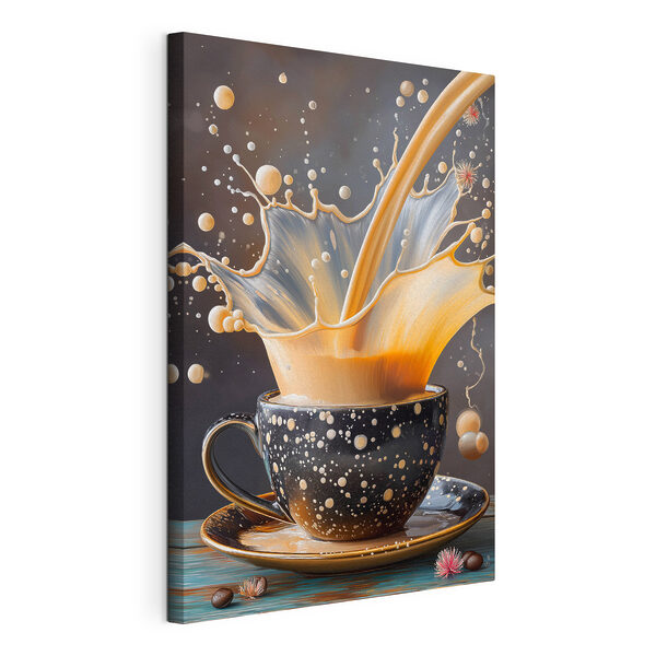 Wandbilder Spritzer Flüssigkeit in einer Tasse