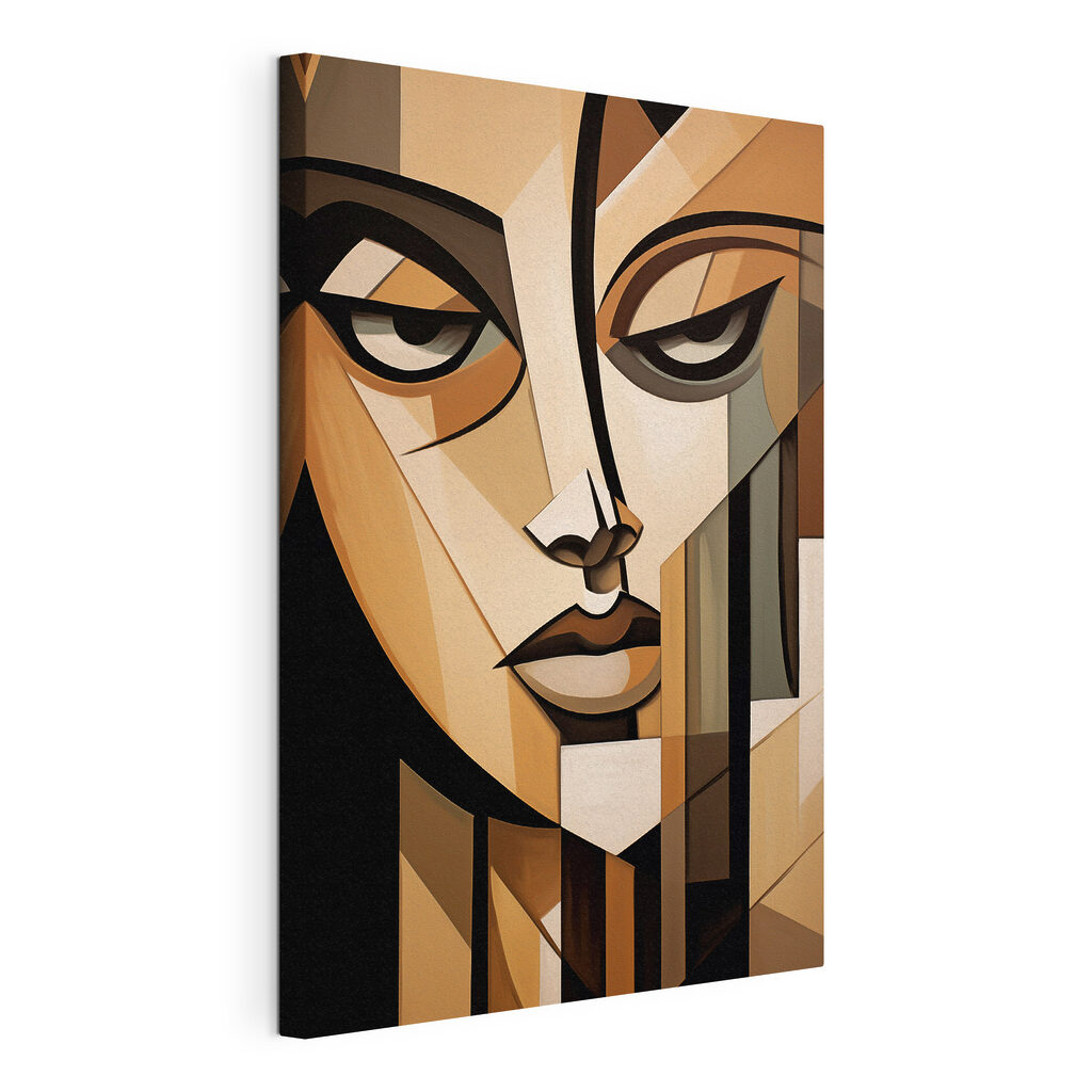 Painting of a woman's face