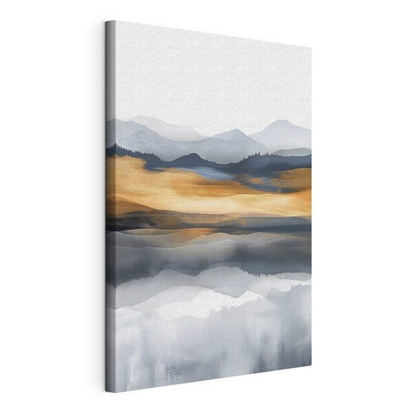 Wandbilder Ein Aquarell von Bergen und einem See (Artikelnummer: s26133) Wandbilder Wandbilder Ein Aquarell von Bergen und einem See (Artikelnummer: s26133)