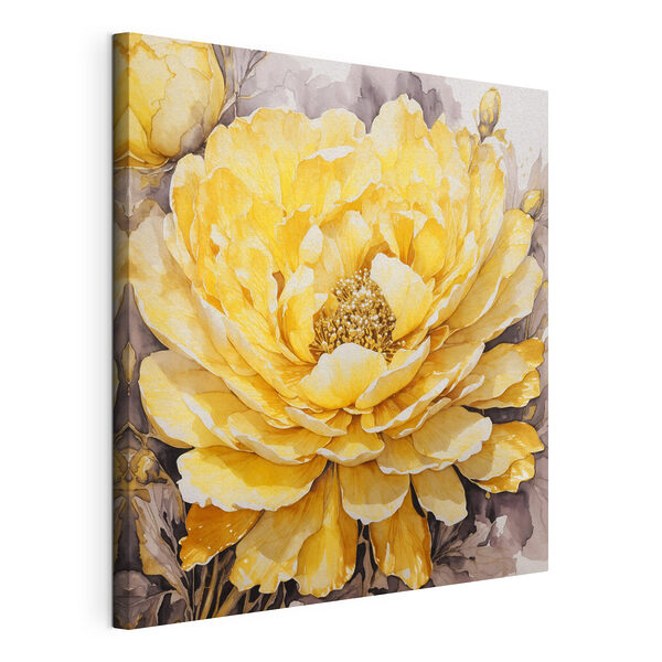 Wandbilder Ein Gemälde mit einer gelben Blume (Artikelnummer: s35663) Wandbilder Wandbilder Ein Gemälde mit einer gelben Blume (Artikelnummer: s35663)