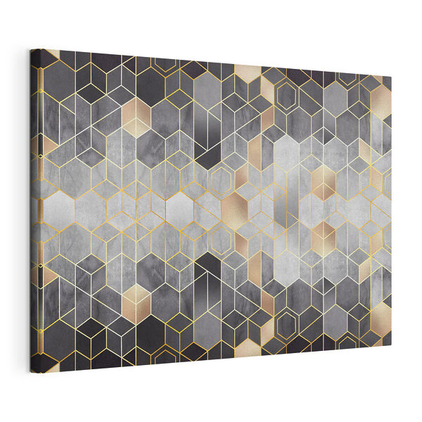 Geometric patterns in neutral tones