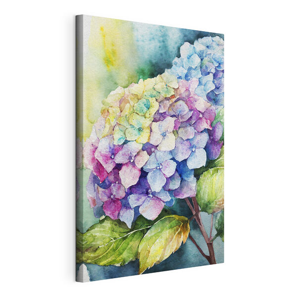 Wandbilder Ein Aquarell einer Blume
