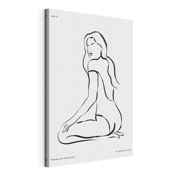 Wandbilder Eine Zeichnung einer sitzenden Frau (Artikelnummer: s37411) Wandbilder Wandbilder Eine Zeichnung einer sitzenden Frau (Artikelnummer: s37411)