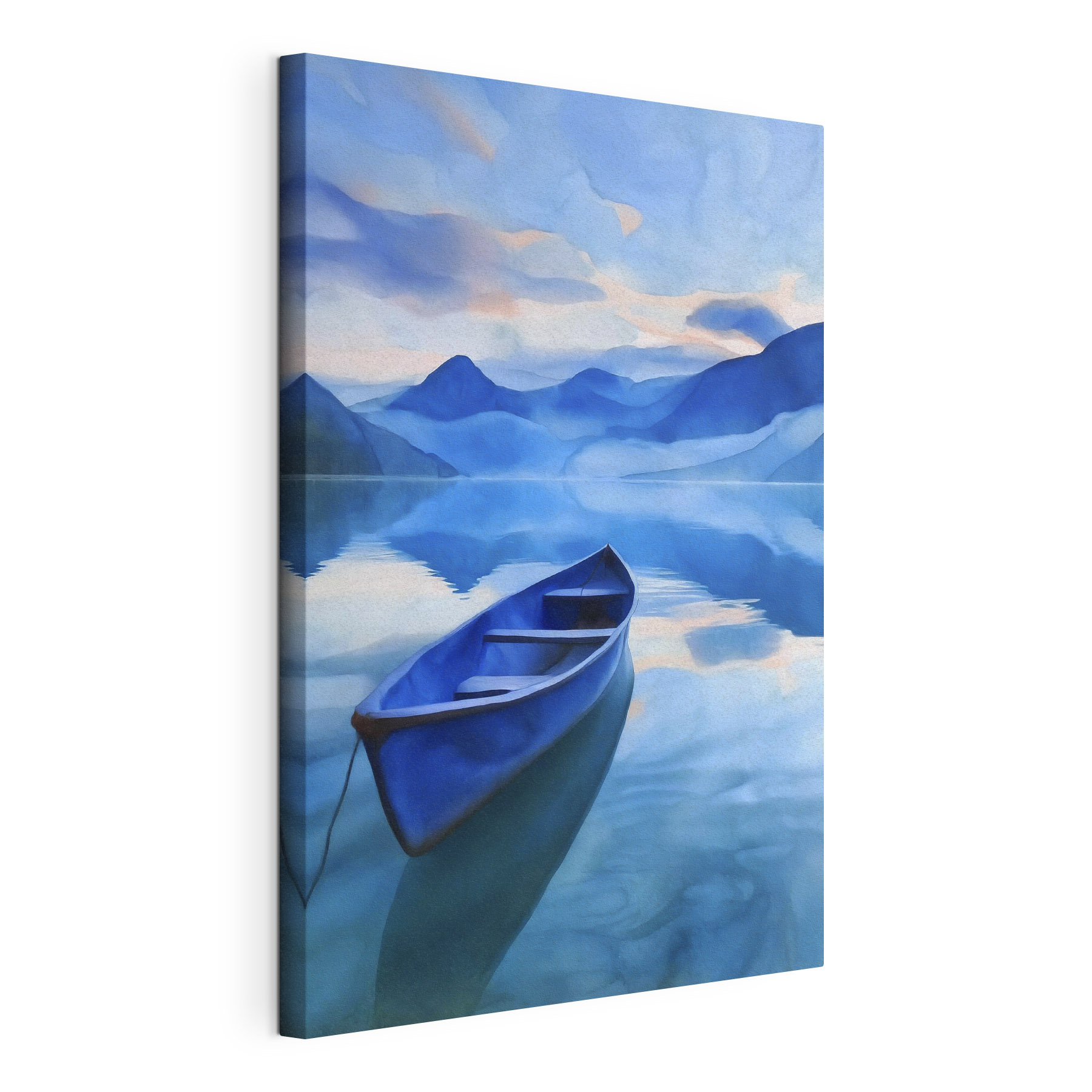 A boat on a lake A boat on a lake
