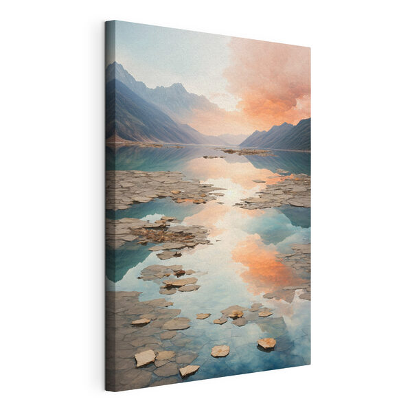 Wandbilder Ein See mit felsigen Bergen und Wolken (Artikelnummer: s38600) Wandbilder Wandbilder Ein See mit felsigen Bergen und Wolken (Artikelnummer: s38600)