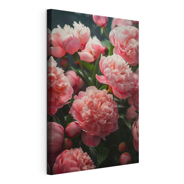 Wandbilder Wandbilder Eine Gruppe von rosa Blumen (Artikelnummer: s38630)