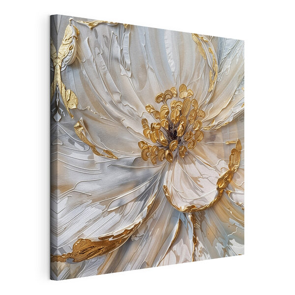 Wandbilder Wandbilder Elegantes Blumenmuster mit filigranen Details (Artikelnummer: s38755)