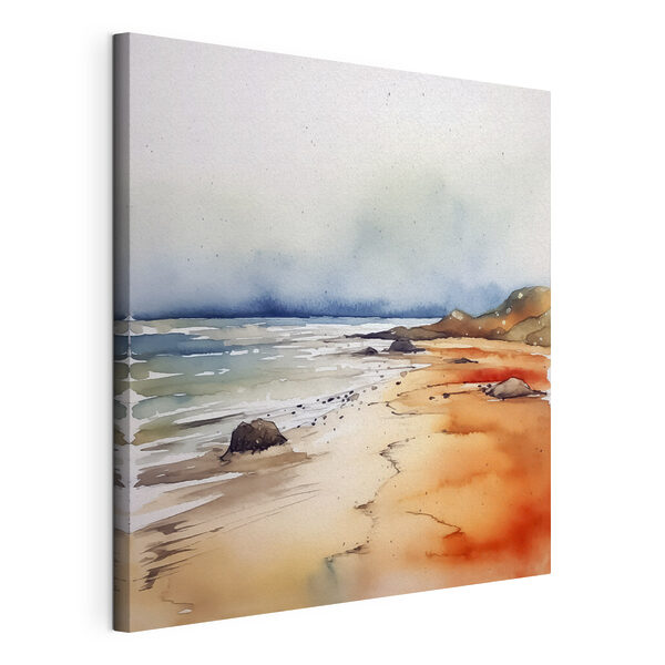 Wandbilder Aquarell eines Strandes mit Felsen und Wasser (Artikelnummer: s38936) Wandbilder Wandbilder Aquarell eines Strandes mit Felsen und Wasser (Artikelnummer: s38936)
