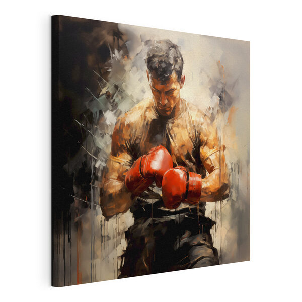 Wandbilder Wandbilder Ein Mann mit Boxhandschuhen (Artikelnummer: s39180)