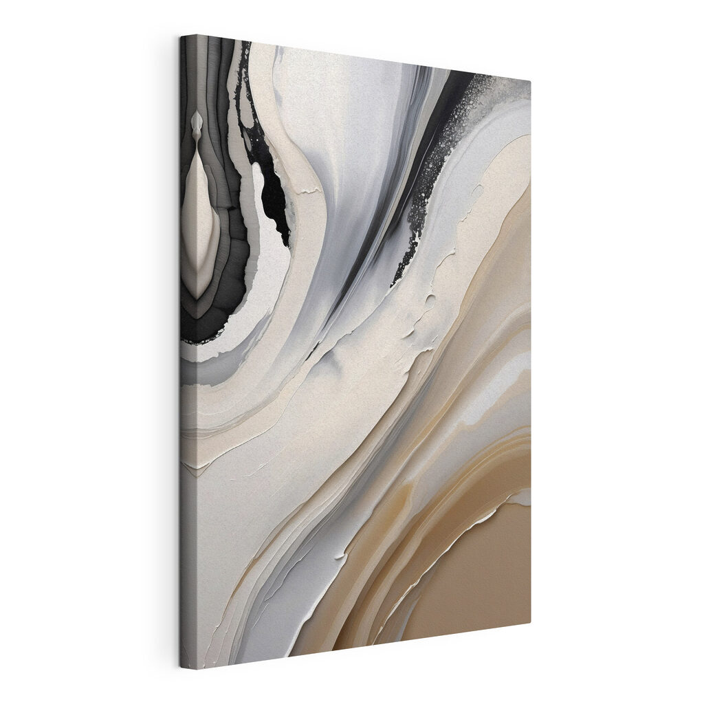Serene waves of soft, muted colors Serene waves of soft, muted colors