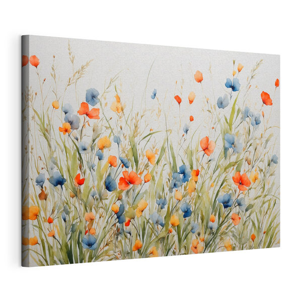 Wandbilder Wandbilder Malerei von Blumen und Gras (Artikelnummer: s39378)