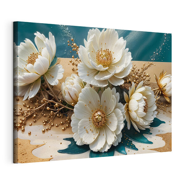 Wandbilder Gruppe von weißen Blumen (Artikelnummer: s39397) Wandbilder Wandbilder Gruppe von weißen Blumen (Artikelnummer: s39397)