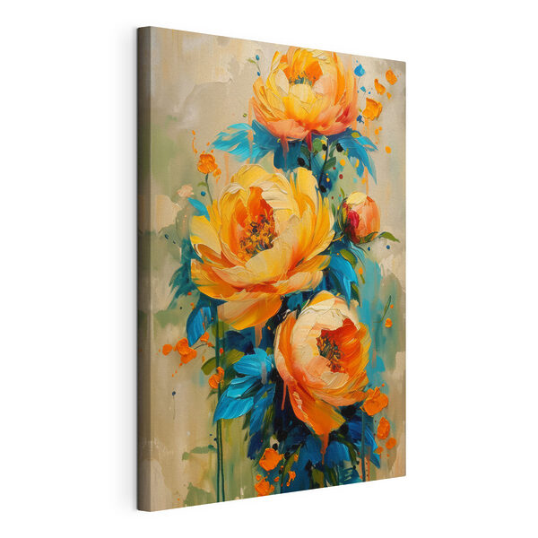 Wandbilder Gemälde von Blumen auf einer Leinwand (Artikelnummer: s39472) Wandbilder Wandbilder Gemälde von Blumen auf einer Leinwand (Artikelnummer: s39472)