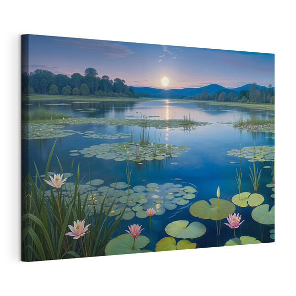 Wandbilder See mit Seerosen und Seerosenblättern (Artikelnummer: s39494) Wandbilder Wandbilder See mit Seerosen und Seerosenblättern (Artikelnummer: s39494)