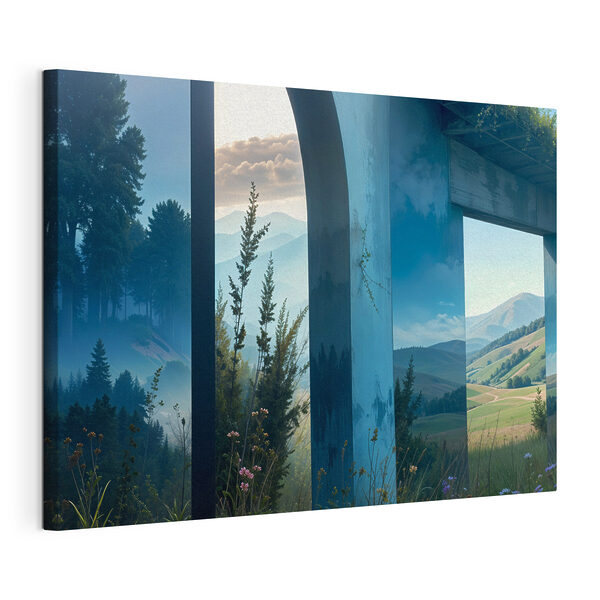 Wandbilder Blick auf eine Landschaft durch ein Fenster (Artikelnummer: s39523) Wandbilder Wandbilder Blick auf eine Landschaft durch ein Fenster (Artikelnummer: s39523)