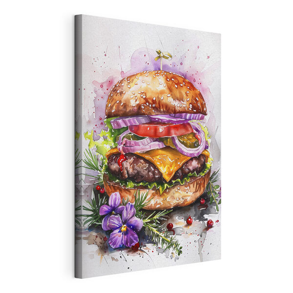 Wandbilder Aquarell eines Burgers (Artikelnummer: s39698) Wandbilder Wandbilder Aquarell eines Burgers (Artikelnummer: s39698)