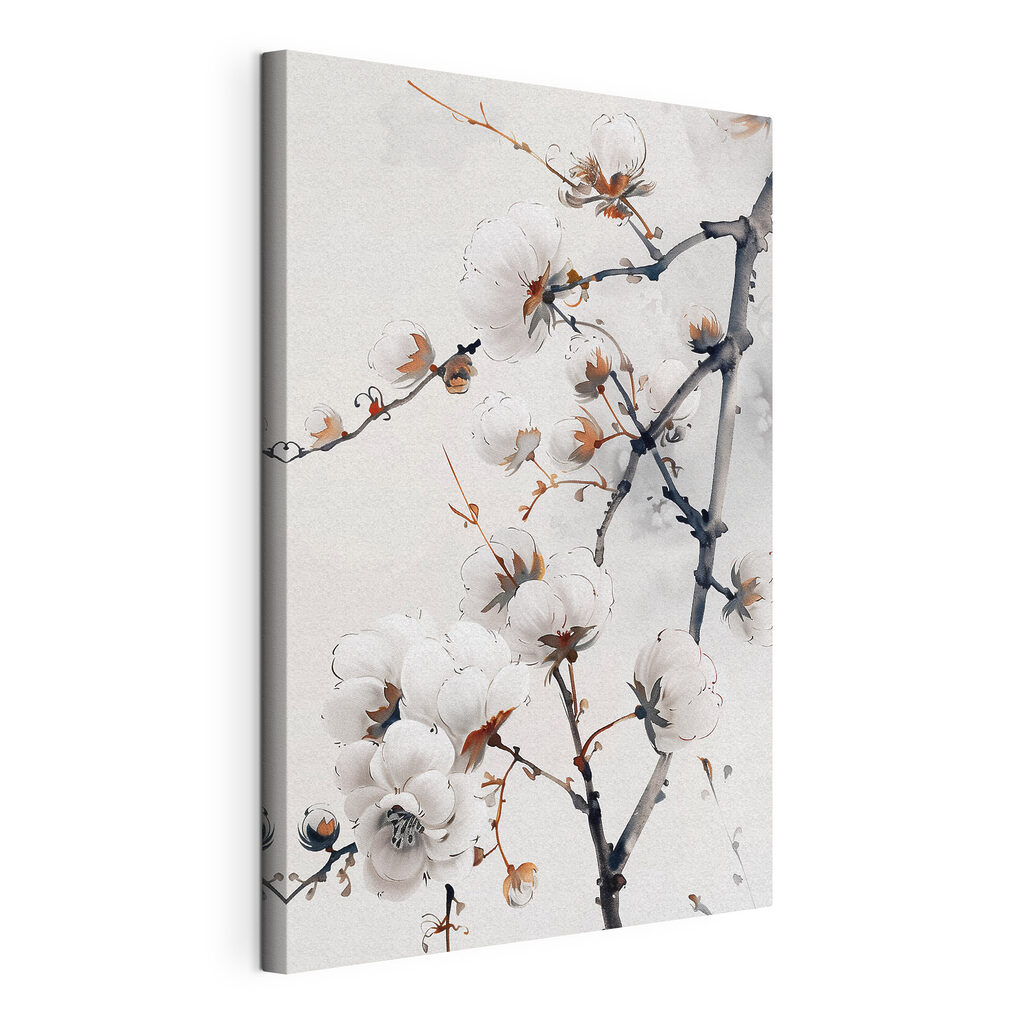 Elegant white blooms on delicate branches