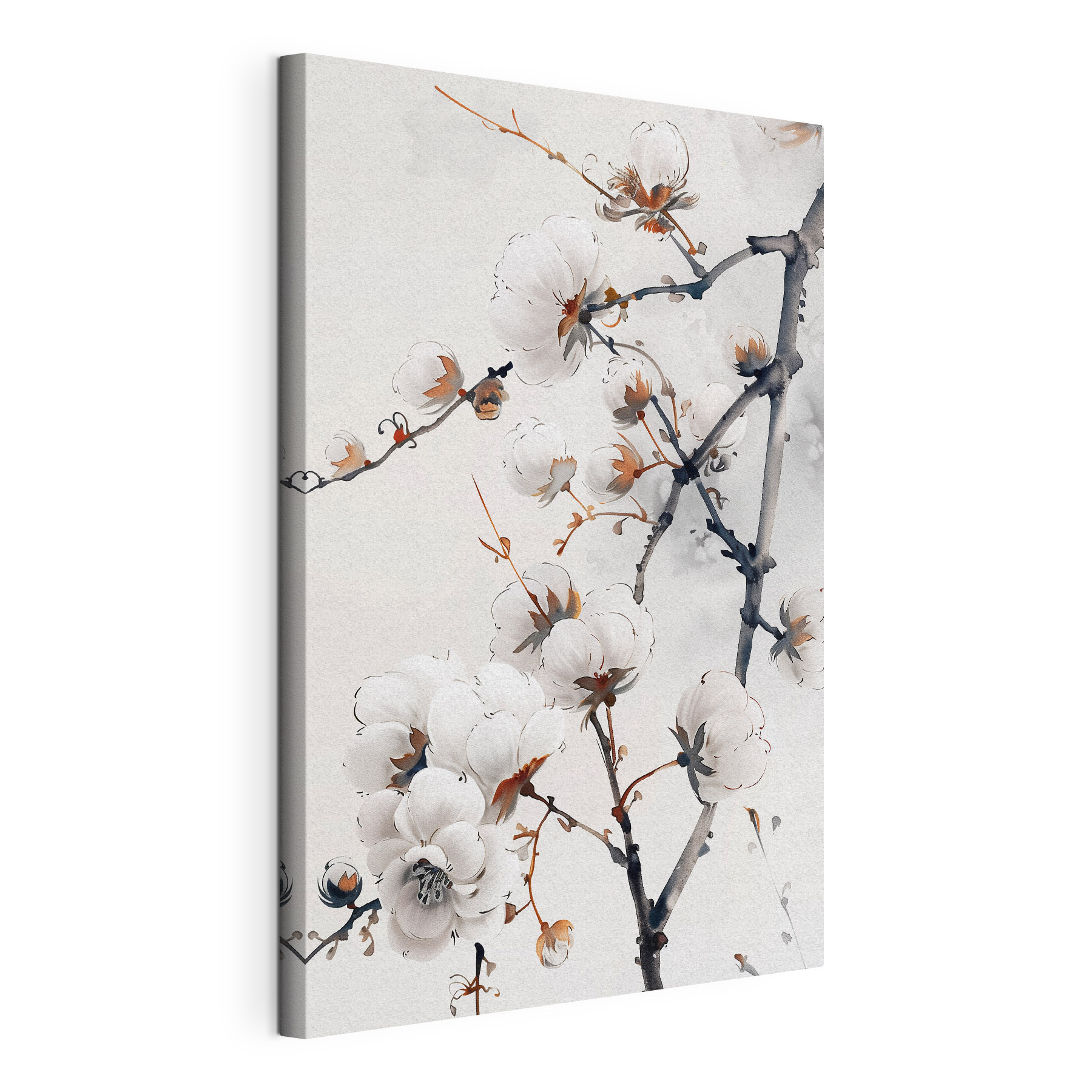 Elegant white blooms on delicate branches
