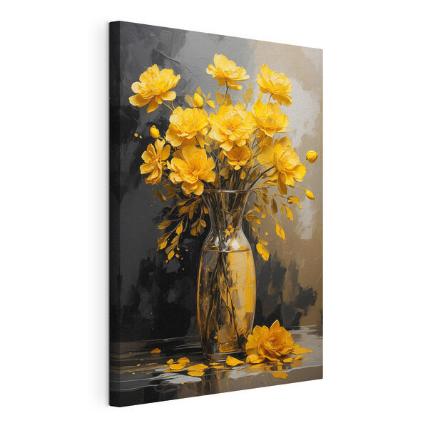 Wandbilder Wandbilder Vase mit gelben Blumen (Artikelnummer: s39853)