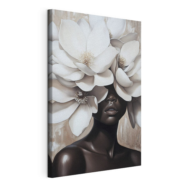 Wandbilder Wandbilder Frau mit Blumen im Haar (Artikelnummer: s39899)