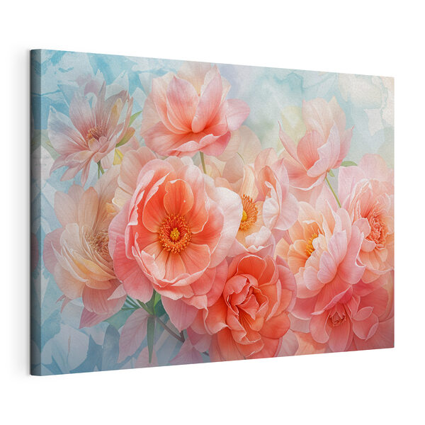 Wandbilder Gruppe von rosa Blumen (Artikelnummer: s40032) Wandbilder Wandbilder Gruppe von rosa Blumen (Artikelnummer: s40032)