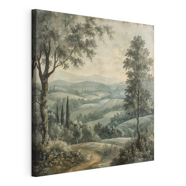 Wandbilder Gemälde einer Landschaft mit Bäumen und Hügeln (Artikelnummer: s40086) Wandbilder Wandbilder Gemälde einer Landschaft mit Bäumen und Hügeln (Artikelnummer: s40086)