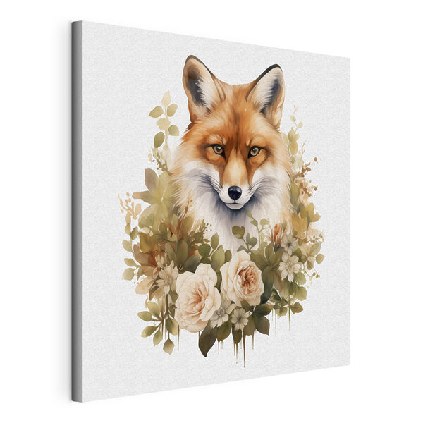 Wandbilder Fuchs mit Blumen um ihn herum (Artikelnummer: s40093) Wandbilder Wandbilder Fuchs mit Blumen um ihn herum (Artikelnummer: s40093)