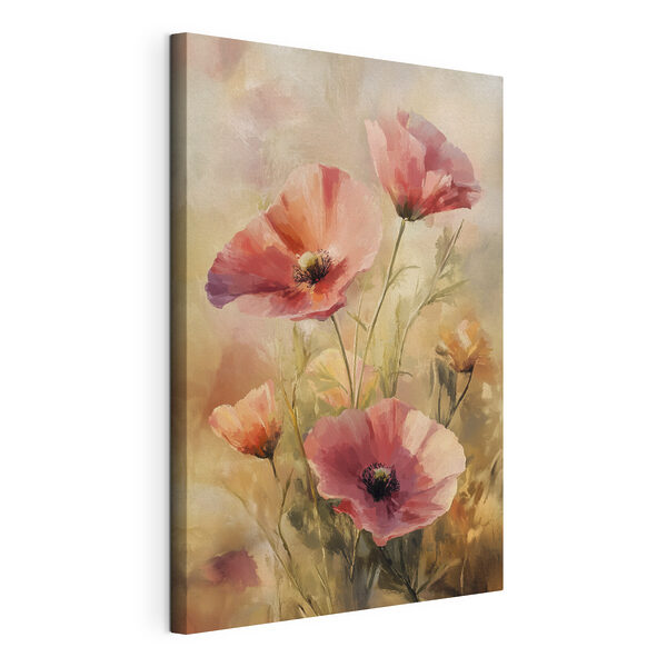 Wandbilder Malerei von rosa Blumen (Artikelnummer: s40285) Wandbilder Wandbilder Malerei von rosa Blumen (Artikelnummer: s40285)