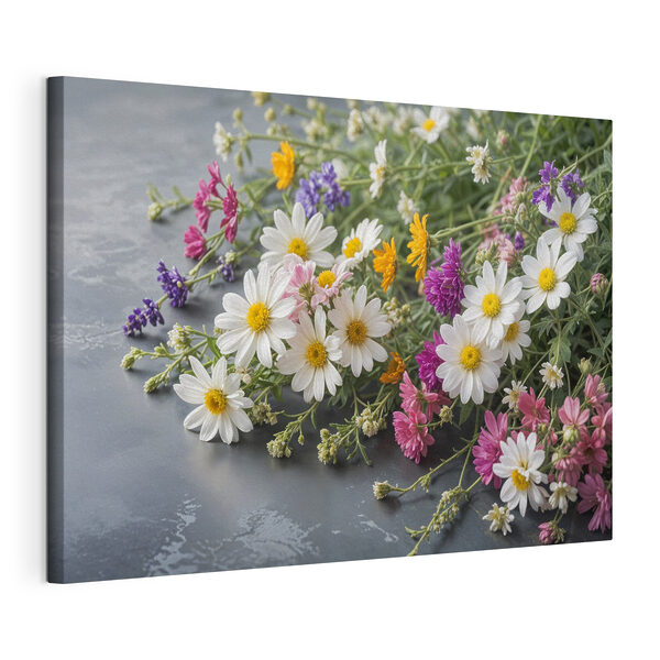 Gruppe von bunten Blumen Wandbilder Gruppe von bunten Blumen