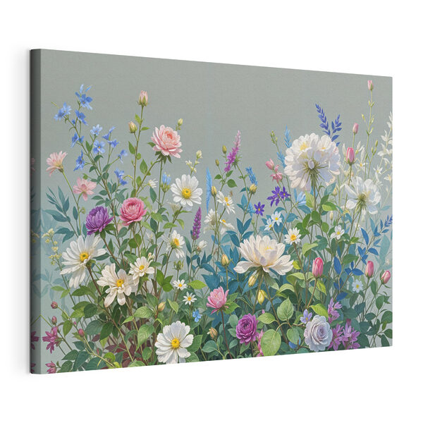 Gruppe von Blumen und Blättern Wandbilder Gruppe von Blumen und Blättern
