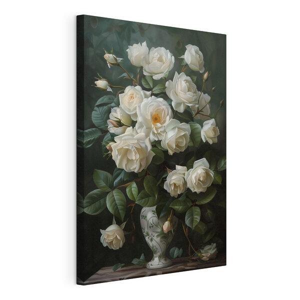 Elegantes Sträußchen aus weißen Rosen Wandbilder Elegantes Sträußchen aus weißen Rosen