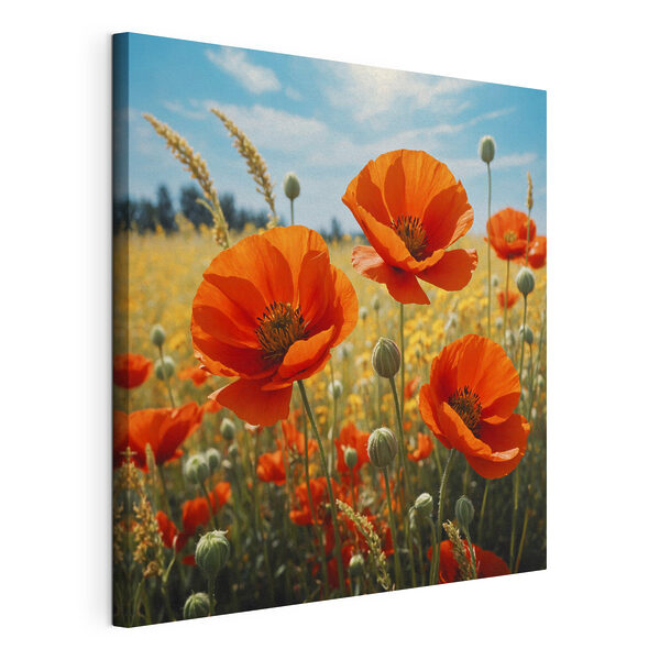 Wandbilder Gruppe von roten Blumen (Artikelnummer: s40467) Wandbilder Wandbilder Gruppe von roten Blumen (Artikelnummer: s40467)