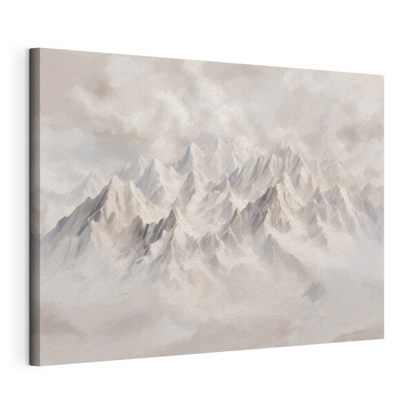 Bergkette mit Wolken Wandbilder Bergkette mit Wolken